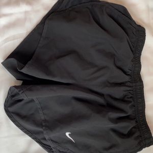 Black Nike girls medium shorts